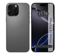 Tumundosmartphone Custodia in silicone gel TPU trasparente per iPhone 16 Pro MAX (6.9)