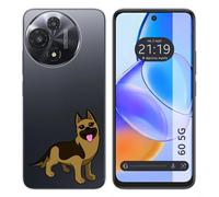 Tumundosmartphone Custodia in silicone per TCL 60 5G design cani 03 disegni
