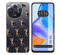 Tumundosmartphone Custodia in silicone per TCL 60 5G design cani 11 disegni