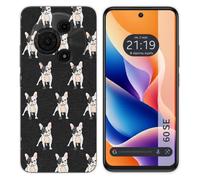 Tumundosmartphone Custodia in silicone per TCL 60 SE design cani 12 disegni