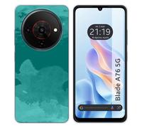 Tumundosmartphone Custodia in silicone per Zte Blade A76 5G design acquerello 06 disegni