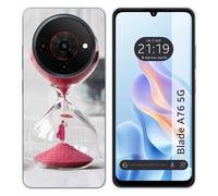 Tumundosmartphone Custodia in silicone per Zte Blade A76 5G design orologio disegni