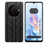 Tumundosmartphone Custodia in silicone per Zte Blade A76 5G design pneumatico disegni