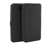 Tumundosmartphone Custodia Supporto di Pelle Nero per LG X Screen Flip