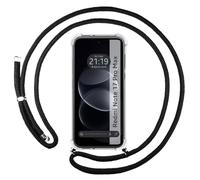 Tumundosmartphone Custodia trasparente con ciondolo per Xiaomi Redmi Note 17 Pro MAX 5G con cordino nero
