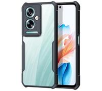 Tumundosmartphone Custodia trasparente rinforzata con bordo nero per OPPO A79 5G
