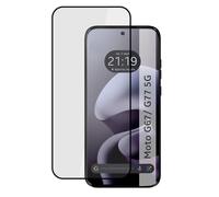 Tumundosmartphone Pellicola protettiva in vetro temperato completa 5D Full Glue nera per Motorola Moto g67 / g77 5G vetro