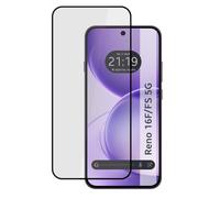 Tumundosmartphone Pellicola protettiva in vetro temperato completa 5D Full Glue nera per Oppo Reno 16 F / 16F 5G vetro