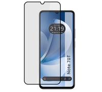 Tumundosmartphone Pellicola protettiva in vetro temperato completa 5D Full Glue nero per Realme Note 70T vetro