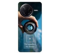 Tumundosmartphone Personalizza la tua custodia in silicone gel TPU nera con la tua foto per Xiaomi Poco F7 Pro 5G Disegno personalizzato