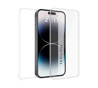 Custodia doppia trasparente Pc + TPU Full Body 360 compatibile con iPhone 14 Pro MAX (6.7)