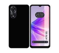 Tumundosmartphone Cover Silicone TPU Gel Nera per Oppo A78 5G