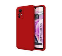 Tumundosmartphone Cover Silicone Liquido Ultra Morbida per Xiaomi Redmi Note 12S Colore Rosso