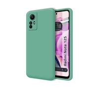 Tumundosmartphone Cover Silicone Liquido Ultra Morbida per Xiaomi Redmi Note 12S Colore Verde