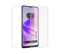 Tumundosmartphone Custodia doppia trasparente Pc + TPU Full Body 360 per OPPO A78 5G