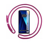 TUMUNDOSMARTPHONE Protettiva TMS128262 Custodia per Xiaomi Redmi 13C, Fucsia/Rosa/Trasparente