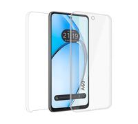 Tumundosmartphone Custodia per OPPO A60 4G – doppia trasparente PC+TPU Full Body 360