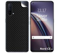 Tumundosmartphone Sticker Vinile Autoadesiva Trama per oneplus Nord Ce 5G - Carbonio