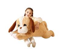 Tumyay Cane Labrador Animali Peluche Gigante Giocattolo,78cm XXL XL Grande Giganti Enorme Jumbo Animale Grasso,Regali per Bambini Ragazze