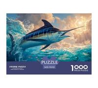 Tuna 1000 Pezzi Marine Animals Puzzle Adulti Impegnativo E Difficile Per Qualità Premium Per Adulti E Bambini Da 14 Anni E Più Decorazione Domestica Regalo Per Amore E Amico 70x50cm/1000pcs