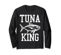 Tuna King Yellowfin Rosso Pesca Tonno Maglia a Manica