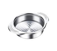 Tuna Press Filter Lid - Stainless Steel Extrusion Canning Tool | Durable Silver Tuna Can Strainer | Kitchen Food Prep Accessory | Easy Press Filter for Home Use