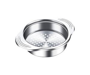 Tuna Press Filter Lid - Stainless Steel Extrusion Canning Tool | Durable Silver Tuna Can Strainer | Kitchen Food Prep Accessory | Easy Press Filter for Home Use