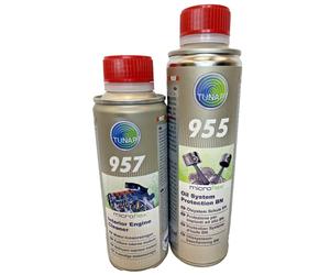 Tunap ADDITIVI 957 +955 Pulizia Protezione olio Motore DIESEL E BENZINA