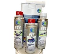 Tunap Kit 957+989+955 Pulitore e Additivo Olio Motore Pulitore Iniettori Diesel