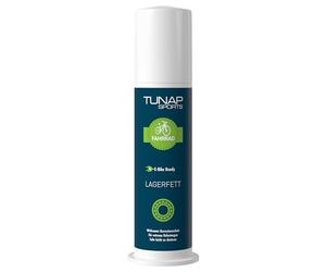 TUNAP SPORTS Grasso per cuscinetti, 100 g, lubrificazione per i cuscinetti a pedale, set di sterzo e azionamento sulla bicicletta, pratico dispenser | resistente all'acqua e alla pressione | Made in