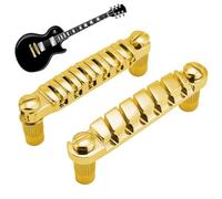 Tune Matic Saddle Bridge, Electric Guitar Tailpiece, Adjustable Zinc Alloy, Quick Change Bridge, 240 g, Silver, Gold, Black for School Events, Live Performances, Recording, Concerti