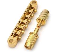 Tune-O-Matic - Ponte a sella per chitarra elettrica, con tacchetti, parti di ricambio per chitarra elettrica, colore oro