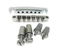 Tune O Matic - Rulli per ponte, sella, accordatura O-Matic, ponte per chitarra, con cordiera e borchie per kit di ricambio per chitarra LP Tune O-matic, sellino e cordiera per chitarra Les Tune e