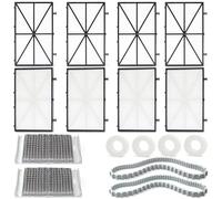 Tune Up Kit di ricostruzione con pannelli filtranti fini 9991433-R4 6101641-R2 Spazzole 6101611-R4 Anelli da arrampicata 9985006-R2 Tracce Ricambio per Maytronics per Dolphin per Nautilus CC Plus