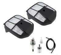 Tune Up Kit for per echo CS-490 CS-500P Air Filter Spark Tune | Includes 2 air filters, spark , fuel line, tank vent; fits CS-490, CS-500P models perfectly