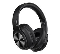 TuneFlux Cuffie Bluetooth Wireless Over Ear, 80 Ore di Riproduzione, 3 Modalità EQ, Bluetooth 5.3 Stereo HiFi senza Fili con Microfono, per Viaggio/Ufficio/Telefono/PC - Nero
