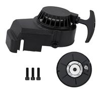 Tunejoy Avviamento a Strappo per Moto Avviamento a Strappo Facile Alluminio per 2 Tempi 47 cc 49 cc ATV Minimoto Pocket Dirt Bike Scooter Chopper Nero