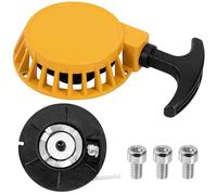 Tunejoy Avviamento Strappo Moto Avviamento Accensione Minimoto Pull Starter Easy in Alluminio per Mini Pocket Dirt Bike Minimoto ATV Quad 2 Tempi 47cc 49cc Giallo