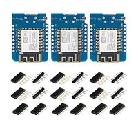 Tunejoy Development Board WIFI con ESP8266 ESP-12F Wireless Internet Module con Micro USB 2,4 GHz Compatibile con Arduino 3 Pezzi