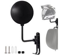 Tunejoy Porta Casco Moto da Parete Supporto per Casco da Moto Rotazione di 180 ° per Cappello Girevole a Parete Elmetto Casco per Bicicletta Espositore Nero
