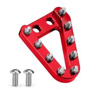Tunejoy Punta del Pedale del Freno Posteriore per Moto Universale Pedale del Freno del Motociclette in Alluminio per Pit Bike Dirt Bike ATV Quad Go Kart Rosso