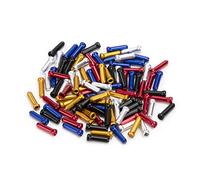 Tunejoy Tappo per Cavo del Freno del Bici Tappi Terminali per Bicicletta Cavi 5 Colori 100 Pezzi