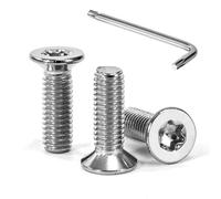 Tunejoy Viti a Testa Svasata M5 x 16 mm Vite Torx Bullone a Macchina in Acciaio Inox A2 V2A Viti a Testa Piatta con Chiavi a T25 Filettatura Completa 30 pezzi