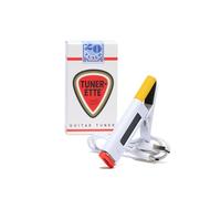 Tunerette™ Accordatore per chitarra a clip, per chitarra con stile, perfetto per chitarre elettriche, acustiche e bassi, oltre a ukulele, ricaricabile tramite USB C, accordatura di precisione con un