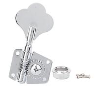 Tuners per macchina a ingranaggi aperti accordatori perni per accordatura, 1 pz manopole per sintonizzatore dei bassi elettrici in acciaio vintage argento vintage strumenti per l'accordatura di