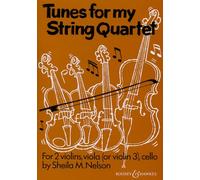 Tunes for my String Quartet: 2 violins, viola (violin) and cello. Partition et parties.