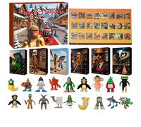 Tung Tung Sahur Tralalero Tralala Calendario per il conto alla rovescia del cervello italiano Calendario dell'Avvento di Natale 24 pezzi Regali 24 giorni Regali per bambini