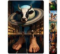 Tung Tung Tung Sahar, Puzzle di Carte, Italian Brainrot Animals Puzzle Giocattolo, Tour Puzzle in Famiglia, Serate di Giochi, Puzzle di Carta Come Regali per Gli Amici