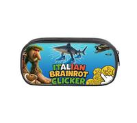 Tung Tung Tung Sahur Anime Pencil Case, Astuccio 3D per bambini, grande capacità, Astuccio per gli amanti dei cartoni animati, ragazzi e ragazze,Style 11