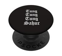 Tung Tung Tung Sahur Meme Chant Viral Joke Drumming Legno Log PopSockets PopGrip Adesivo